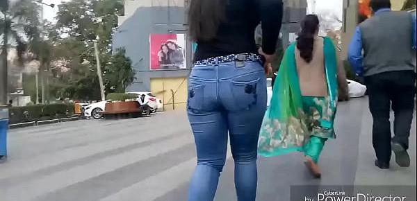  Punjabi Big ass walkin in mall